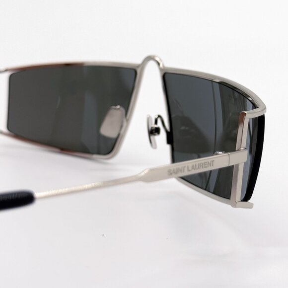 NEW SAINT LAURENT SL 606 002 SILVER SL606 002 UNISEX SUNGLASSES SAINT LAURENT - Picture 7 of 11